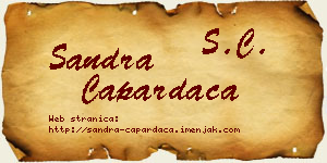 Sandra Capardača vizit kartica